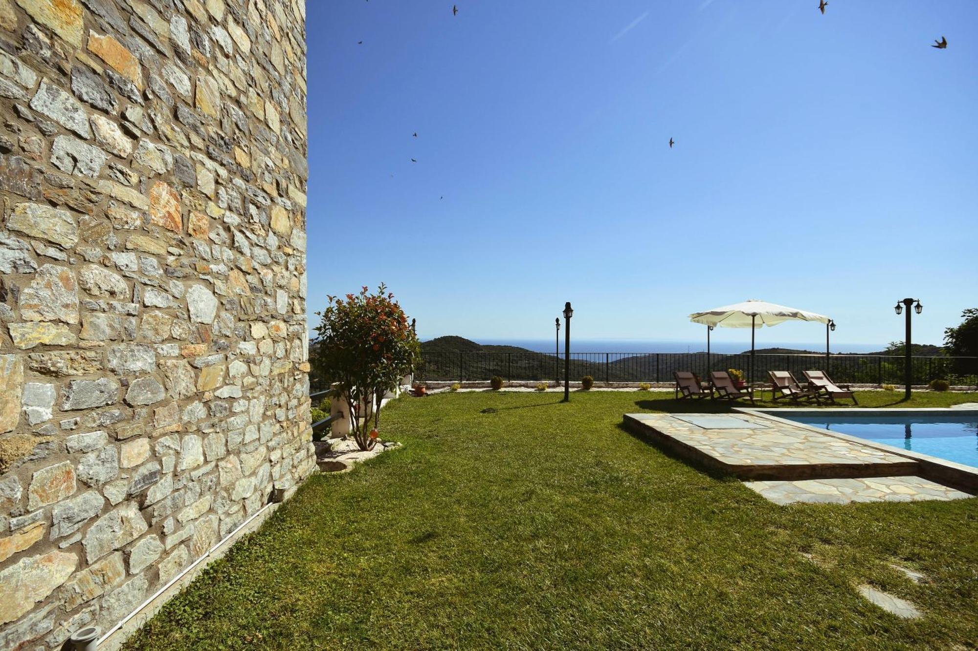 Guesthouse Amanitis Caesarea Skiti Bagian luar foto
